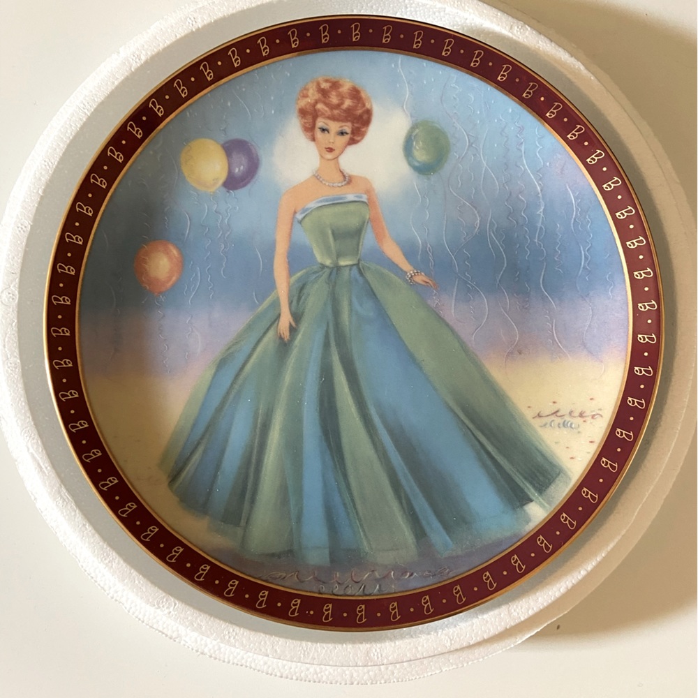 1963 Barbie Senior Prom Collectors Plate